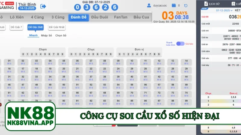 Công cụ soi cầu xổ số hiện đại