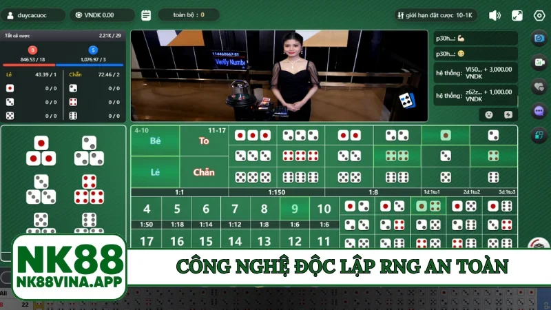 Công nghệ độc lập RNG an toàn