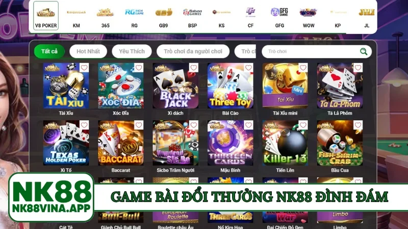 Game bài đổi thưởng NK88